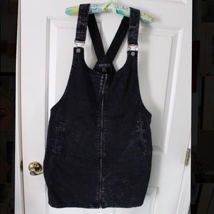 Forever 21 Black Overall Dress